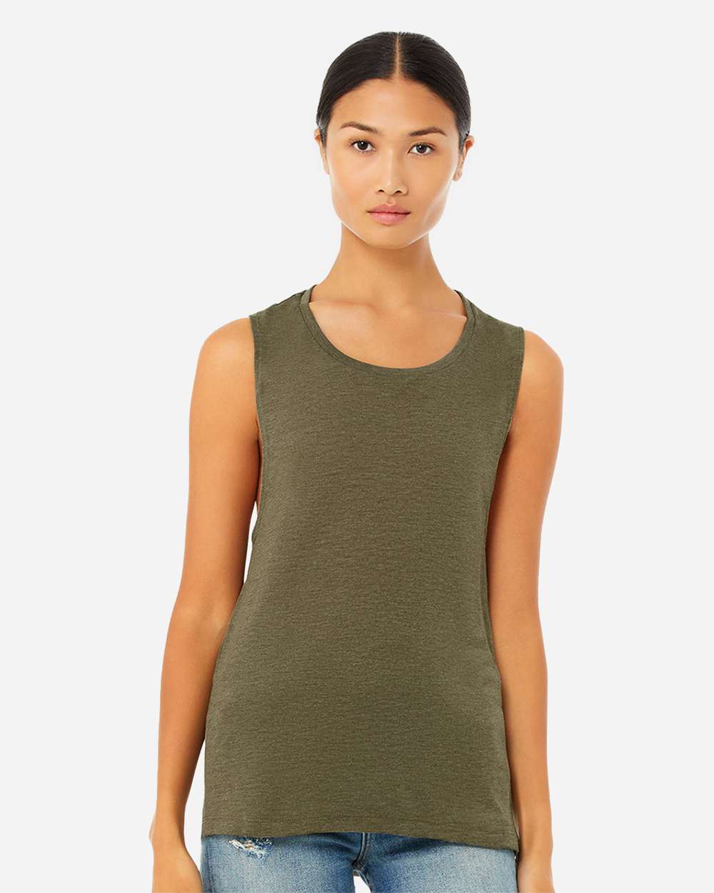 BELLA + CANVAS-8803-Women's Flowy Scoop Muscle Tank - Image 35