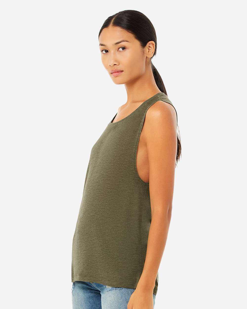 BELLA + CANVAS-8803-Women's Flowy Scoop Muscle Tank - Image 36