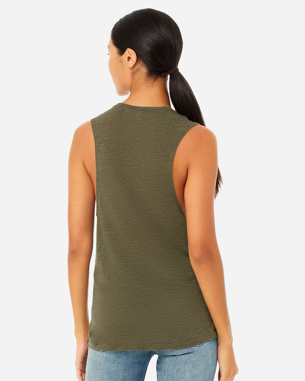 BELLA + CANVAS-8803-Women's Flowy Scoop Muscle Tank - Image 37