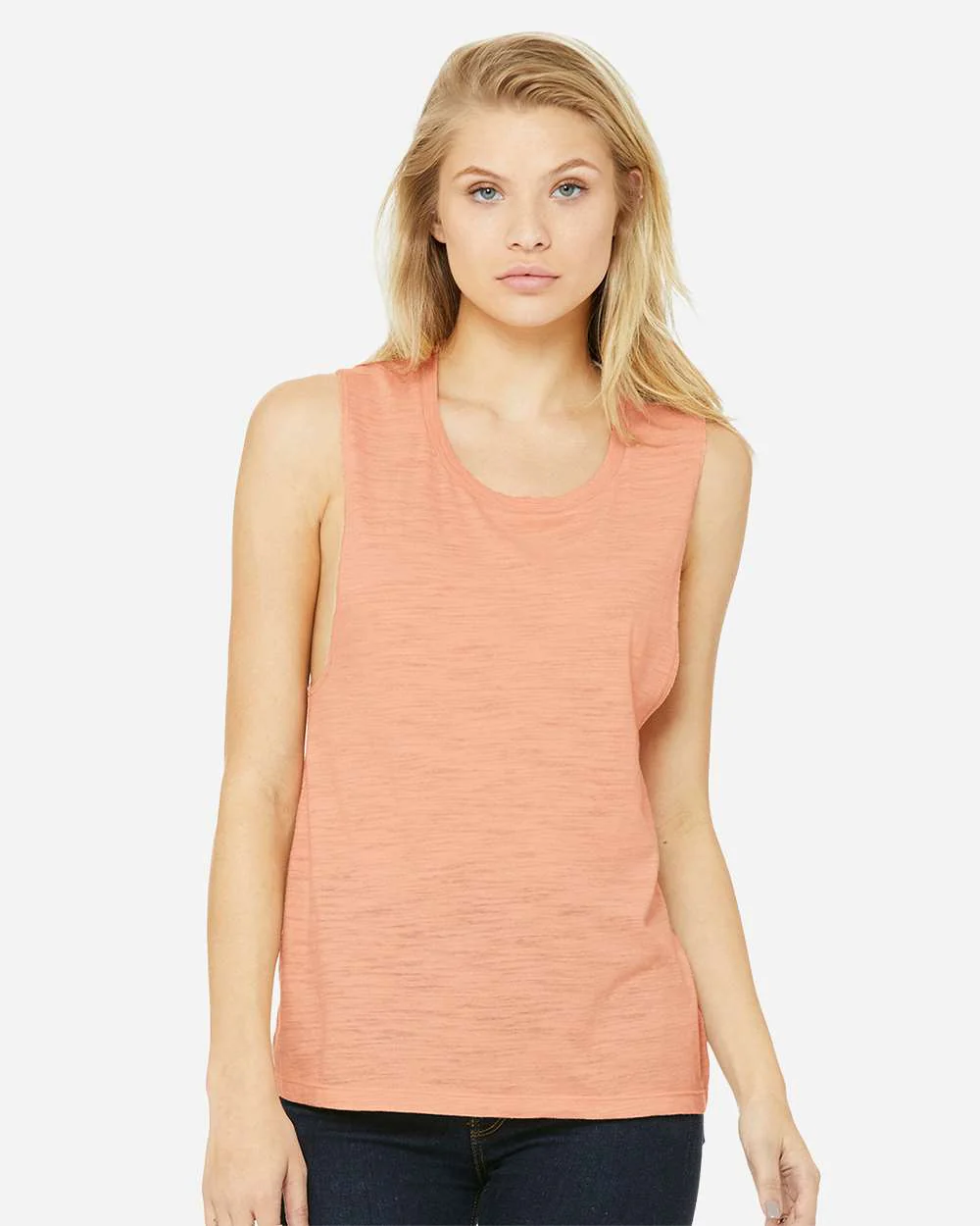 BELLA + CANVAS-8803-Women's Flowy Scoop Muscle Tank - Image 59