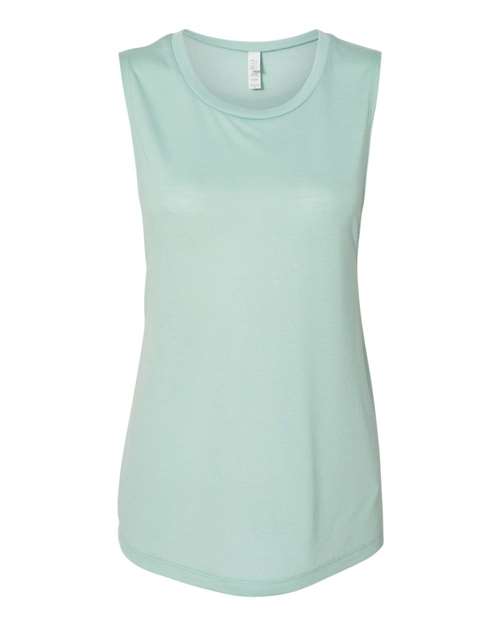 BELLA + CANVAS-8803-Women's Flowy Scoop Muscle Tank - Image 82