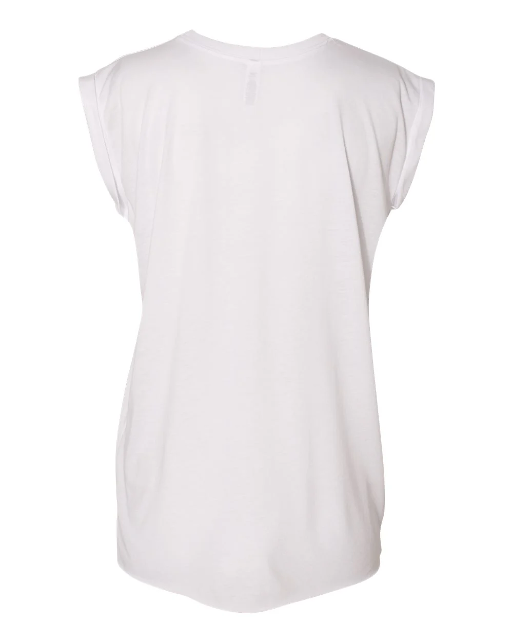 BELLA + CANVAS-8804-Women’s Flowy Rolled Cuffs Muscle Tee - Image 15