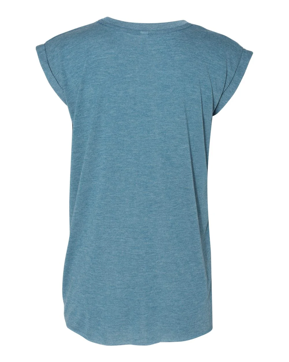 BELLA + CANVAS-8804-Women’s Flowy Rolled Cuffs Muscle Tee - Image 24