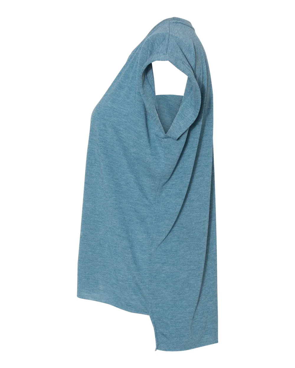 BELLA + CANVAS-8804-Women’s Flowy Rolled Cuffs Muscle Tee - Image 25