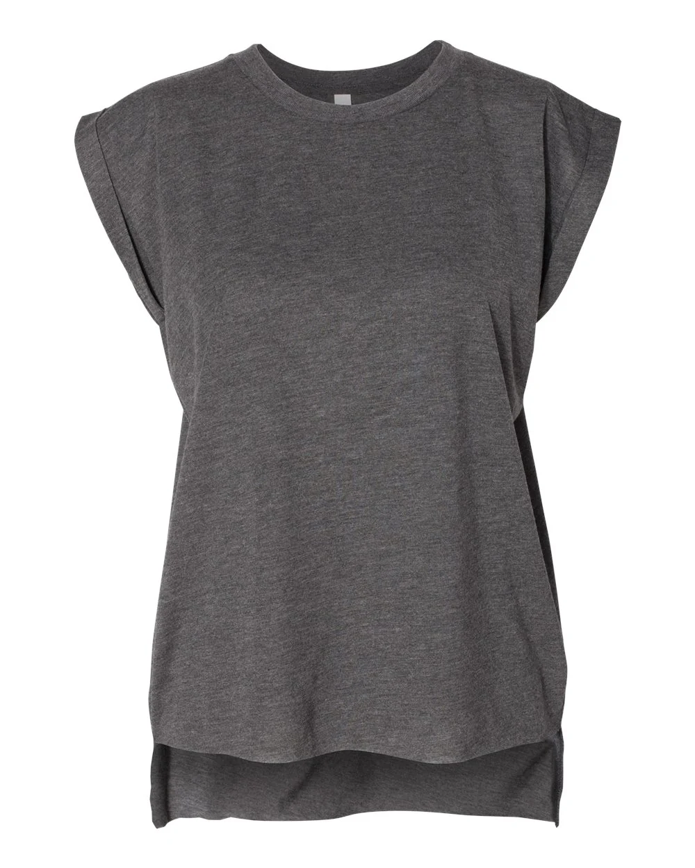 BELLA + CANVAS-8804-Women’s Flowy Rolled Cuffs Muscle Tee - Image 5