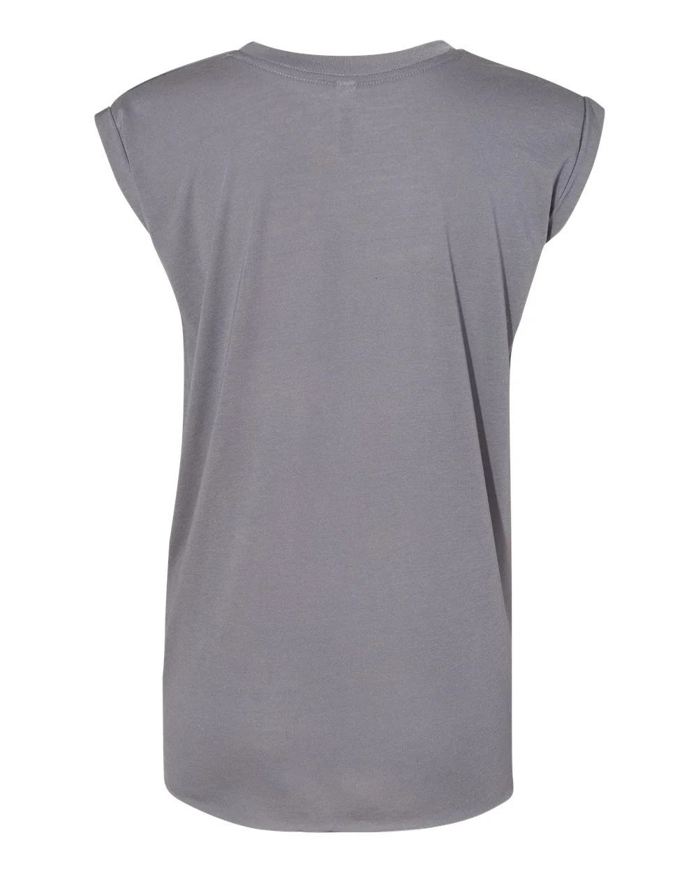 BELLA + CANVAS-8804-Women’s Flowy Rolled Cuffs Muscle Tee - Image 9