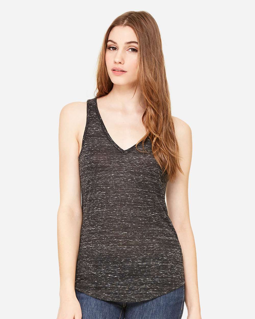 BELLA + CANVAS-8805-Women's Flowy V-Neck Tank - Image 7