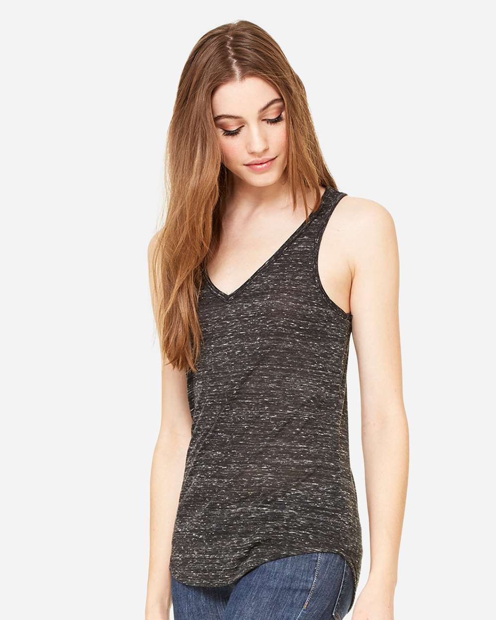 BELLA + CANVAS-8805-Women's Flowy V-Neck Tank - Image 8