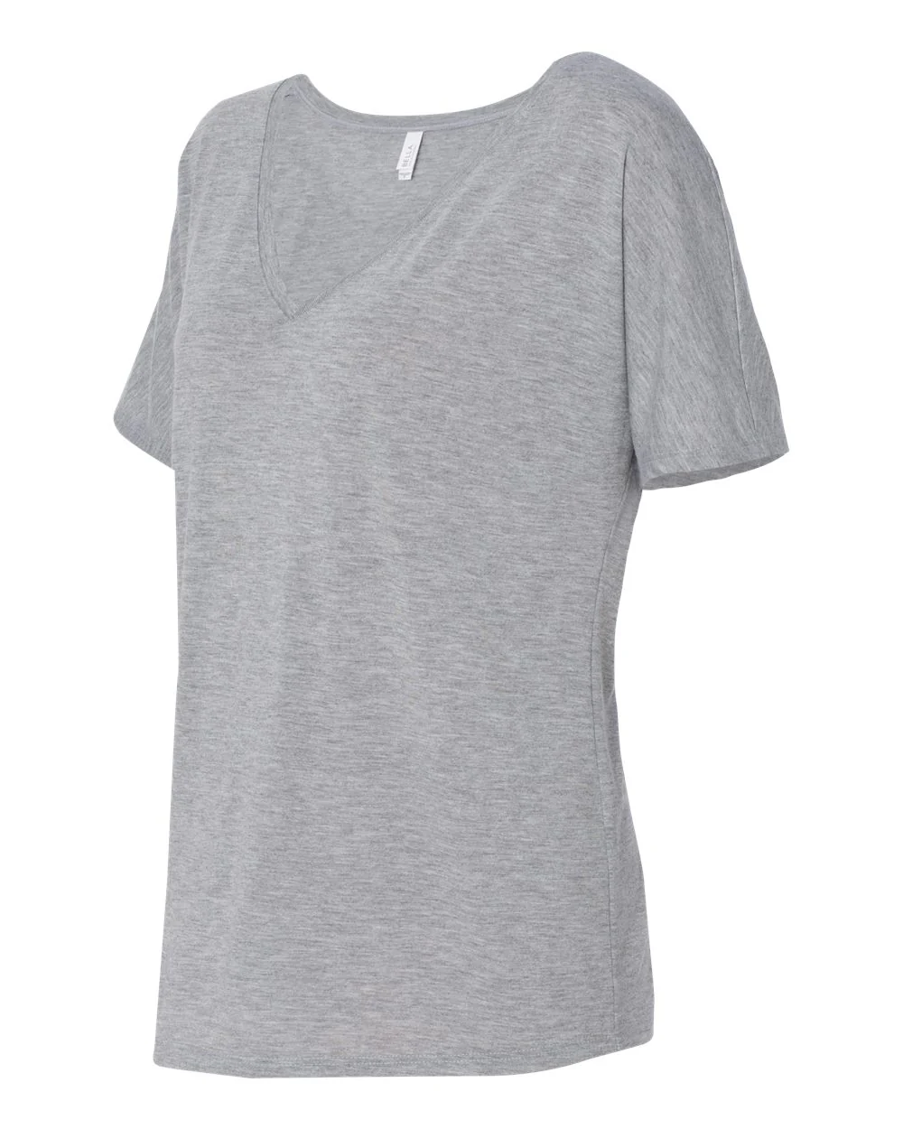 BELLA + CANVAS-8815-Women’s Slouchy V-Neck Tee - Image 3