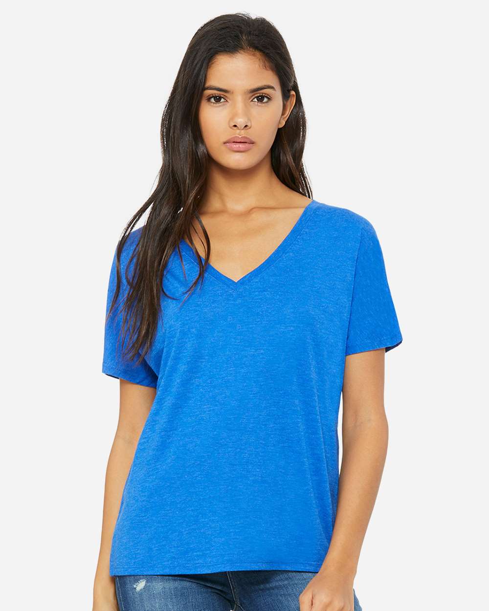 BELLA + CANVAS-8815-Women’s Slouchy V-Neck Tee - Image 32
