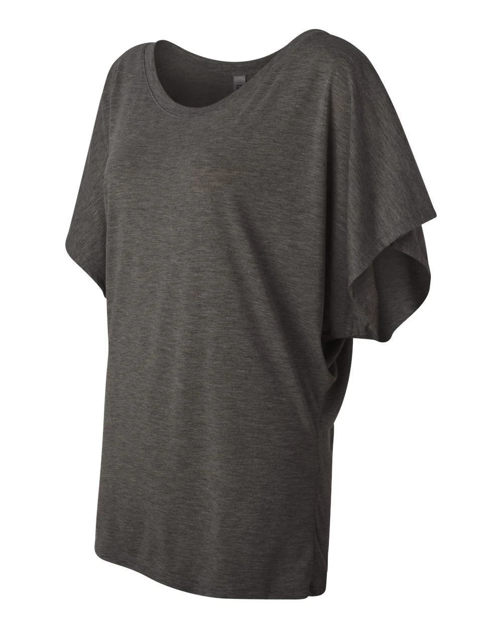 BELLA + CANVAS-8821-Women’s Flowy Draped Dolman Tee - Image 3