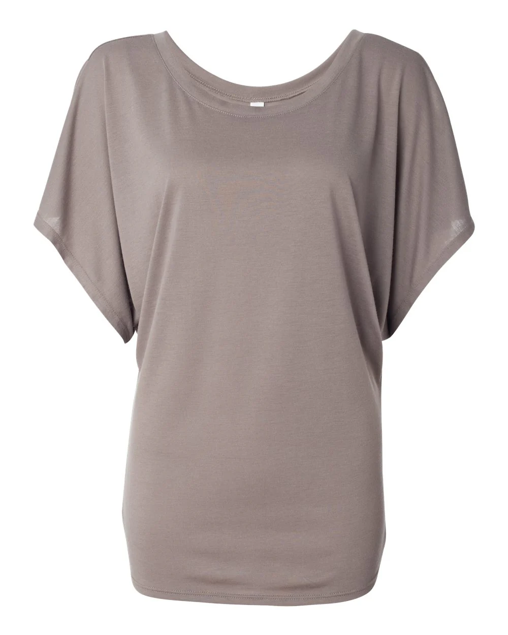 BELLA + CANVAS-8821-Women’s Flowy Draped Dolman Tee - Image 7