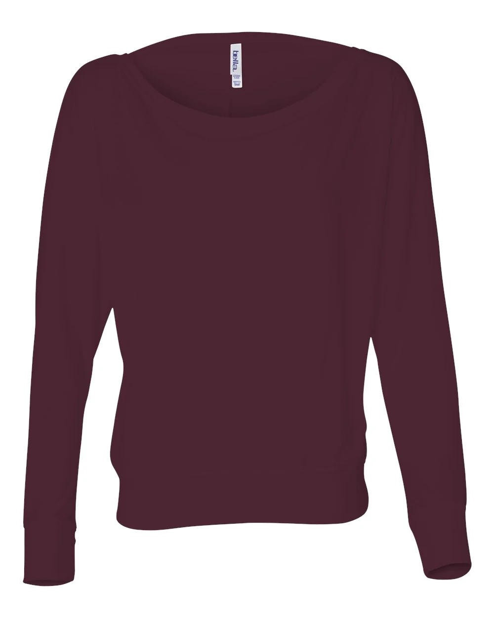 BELLA + CANVAS-8850-Women’s Flowy Off Shoulder Long Sleeve Tee - Image 10