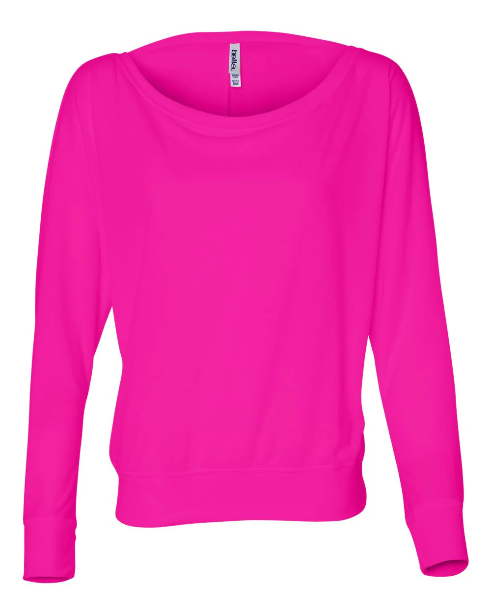 BELLA + CANVAS-8850-Women’s Flowy Off Shoulder Long Sleeve Tee - Image 13