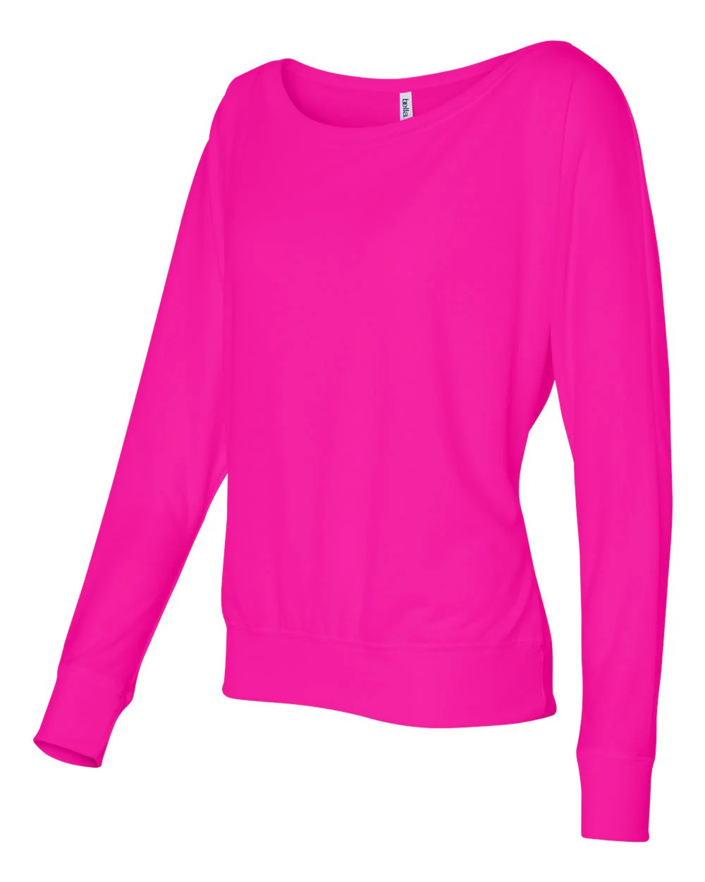 BELLA + CANVAS-8850-Women’s Flowy Off Shoulder Long Sleeve Tee - Image 15