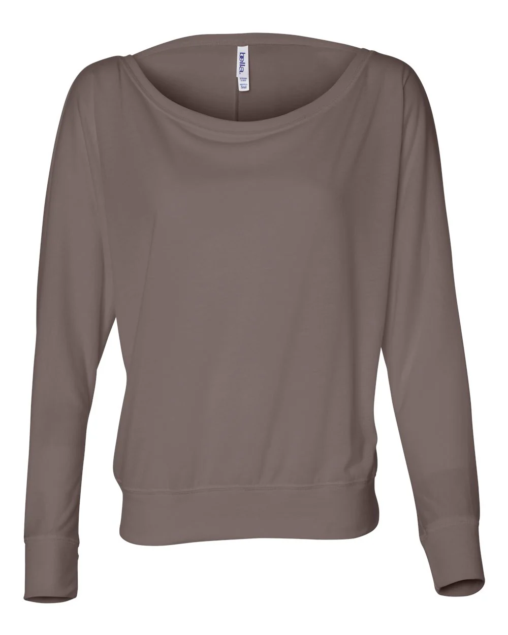 BELLA + CANVAS-8850-Women’s Flowy Off Shoulder Long Sleeve Tee - Image 16