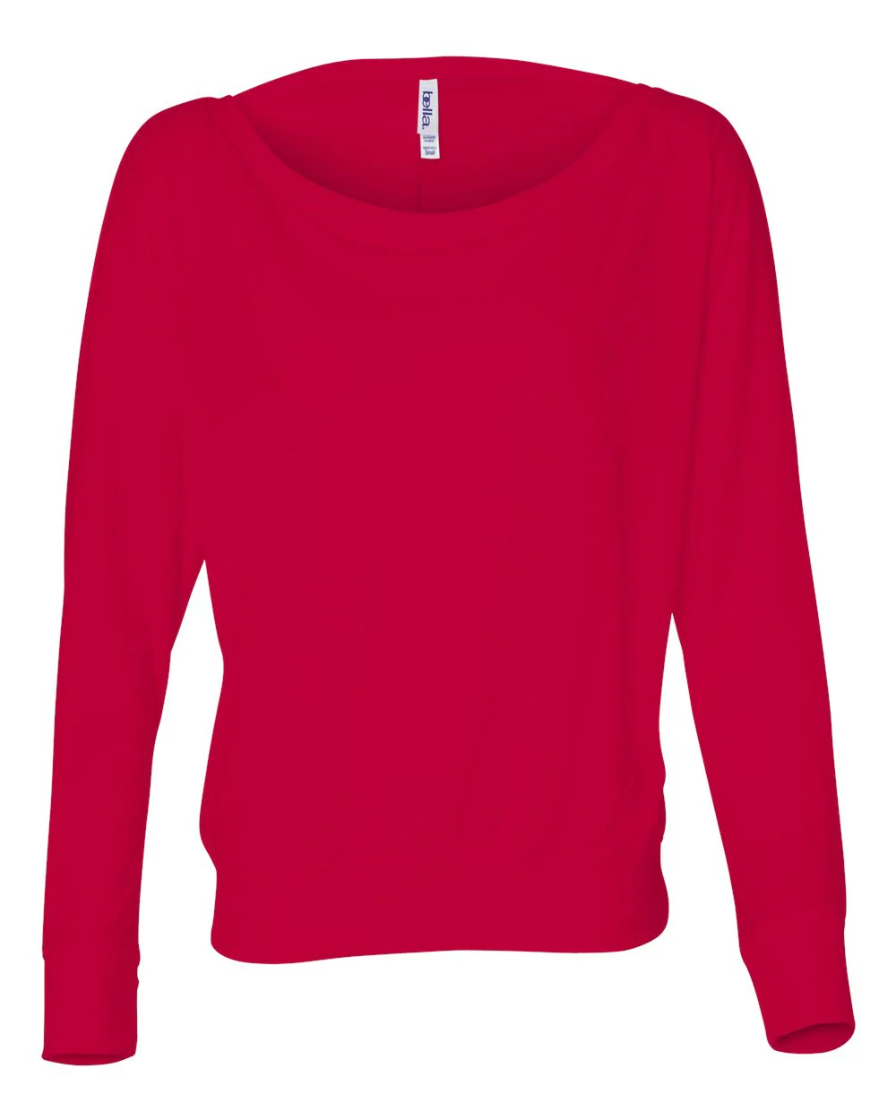 BELLA + CANVAS-8850-Women’s Flowy Off Shoulder Long Sleeve Tee - Image 19
