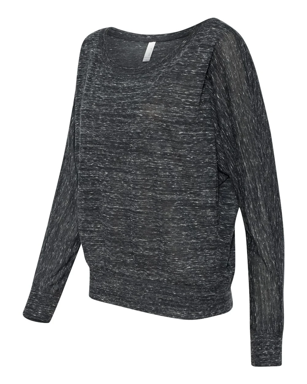 BELLA + CANVAS-8850-Women’s Flowy Off Shoulder Long Sleeve Tee - Image 3