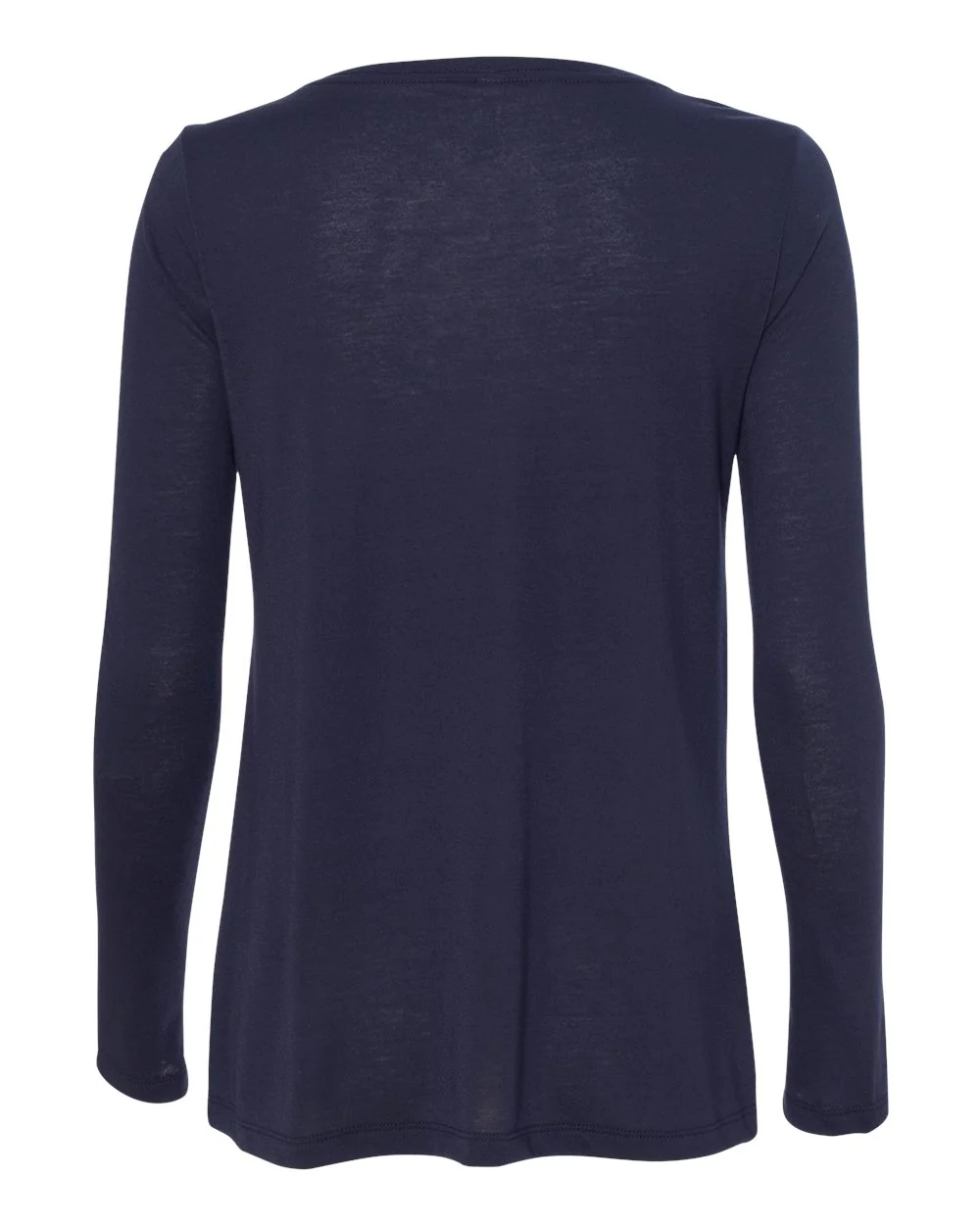 BELLA + CANVAS-8855-Women's Flowy Long Sleeve V-Neck Tee - Image 7