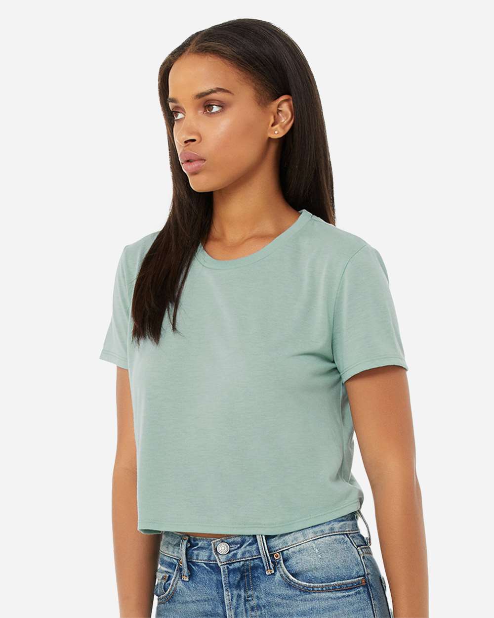 BELLA + CANVAS-8882-Women’s Flowy Crop Tee - Image 15