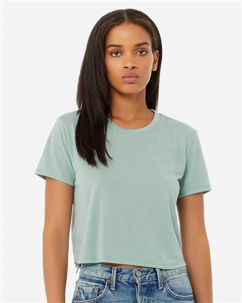 BELLA + CANVAS-8882-Women’s Flowy Crop Tee - Image 30