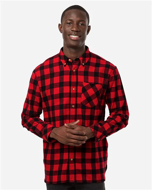 Boxercraft-BU7401-Men's Flannel Button Down Shirt - Image 2