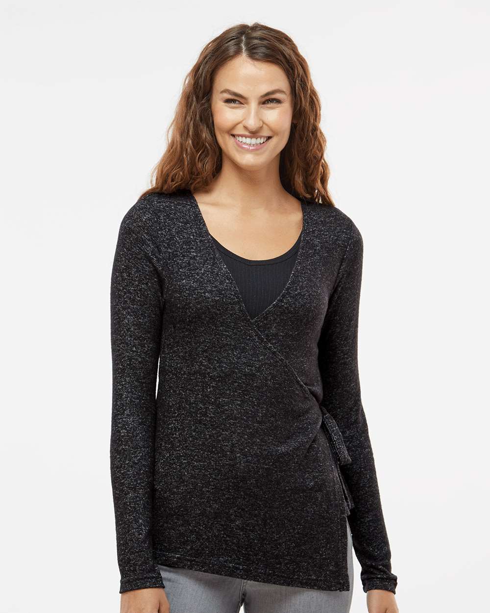 Boxercraft-BW1301-Women's Cuddle Wrap Top - Image 4