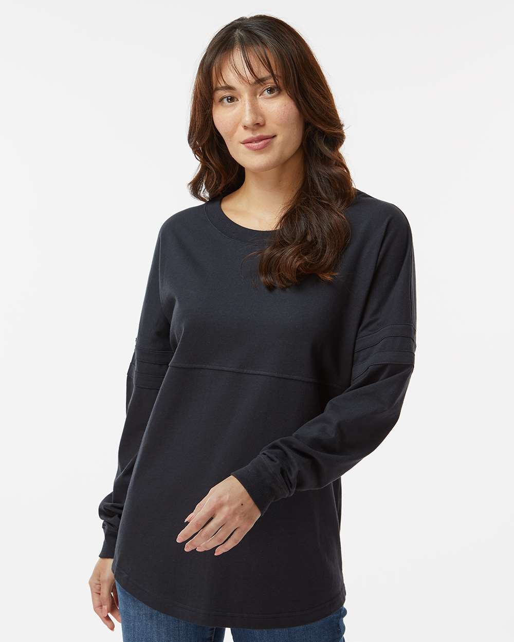 Boxercraft-BW3514-Women's Pom Pom Long Sleeve Jersey T-Shirt - Image 4