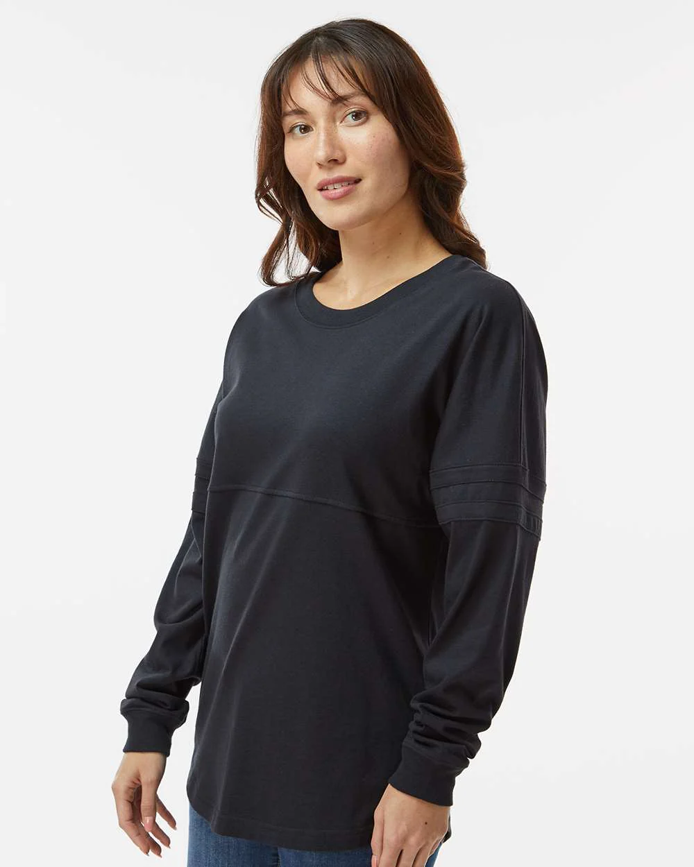 Boxercraft-BW3514-Women's Pom Pom Long Sleeve Jersey T-Shirt - Image 5