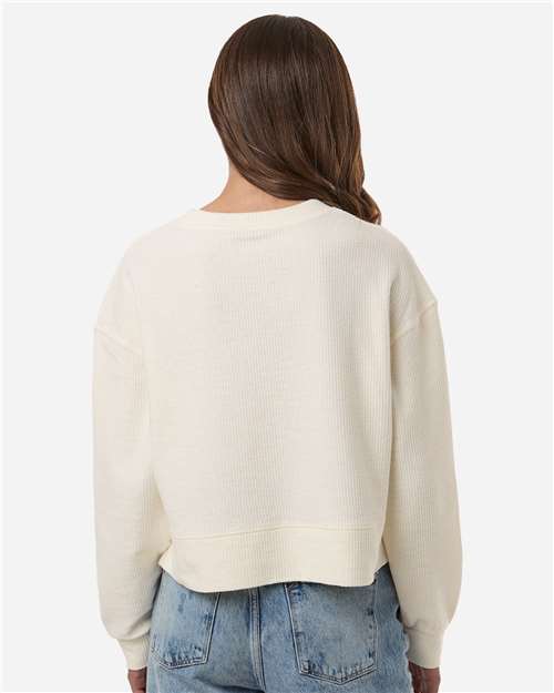 Boxercraft-BW5102-Women's Ribbed Knit Cropped Boxy Crew - Image 11