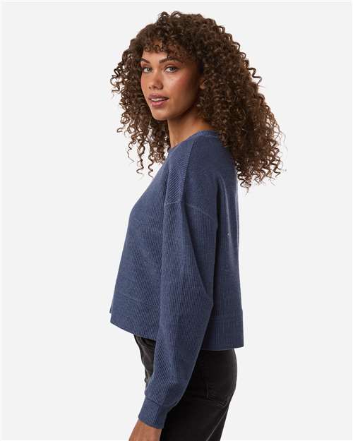 Boxercraft-BW5102-Women's Ribbed Knit Cropped Boxy Crew - Image 13
