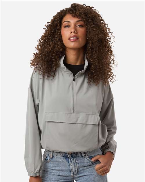 Boxercraft-BW5204-Women's Stretch Woven Quarter-Zip Pullover - Image 11
