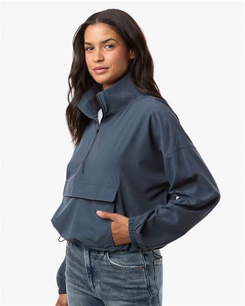 Boxercraft-BW5204-Women's Stretch Woven Quarter-Zip Pullover - Image 9