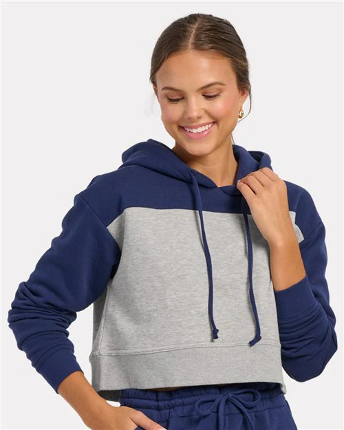 Boxercraft-BW5404-Women's Cropped Fleece Hooded Sweatshirt - Image 2