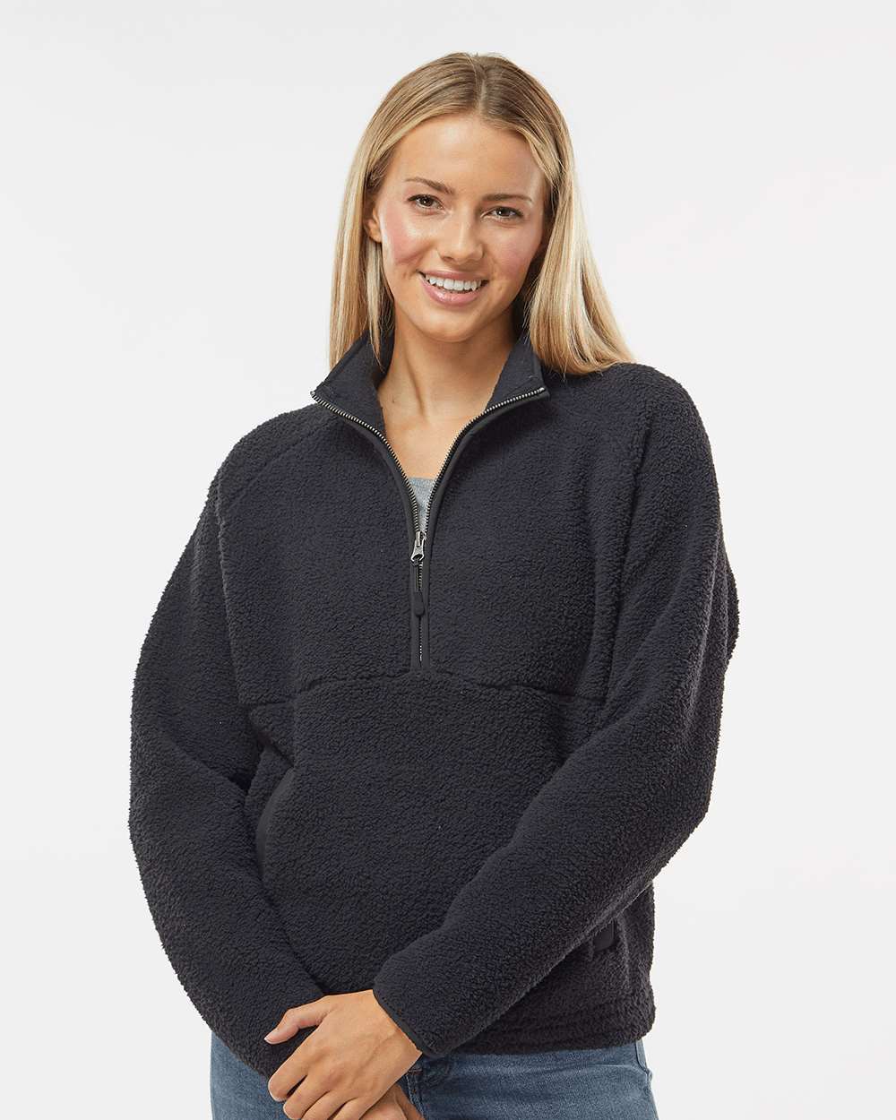 Boxercraft-BW8501-Women's Everest Half-Zip Pullover - Image 4