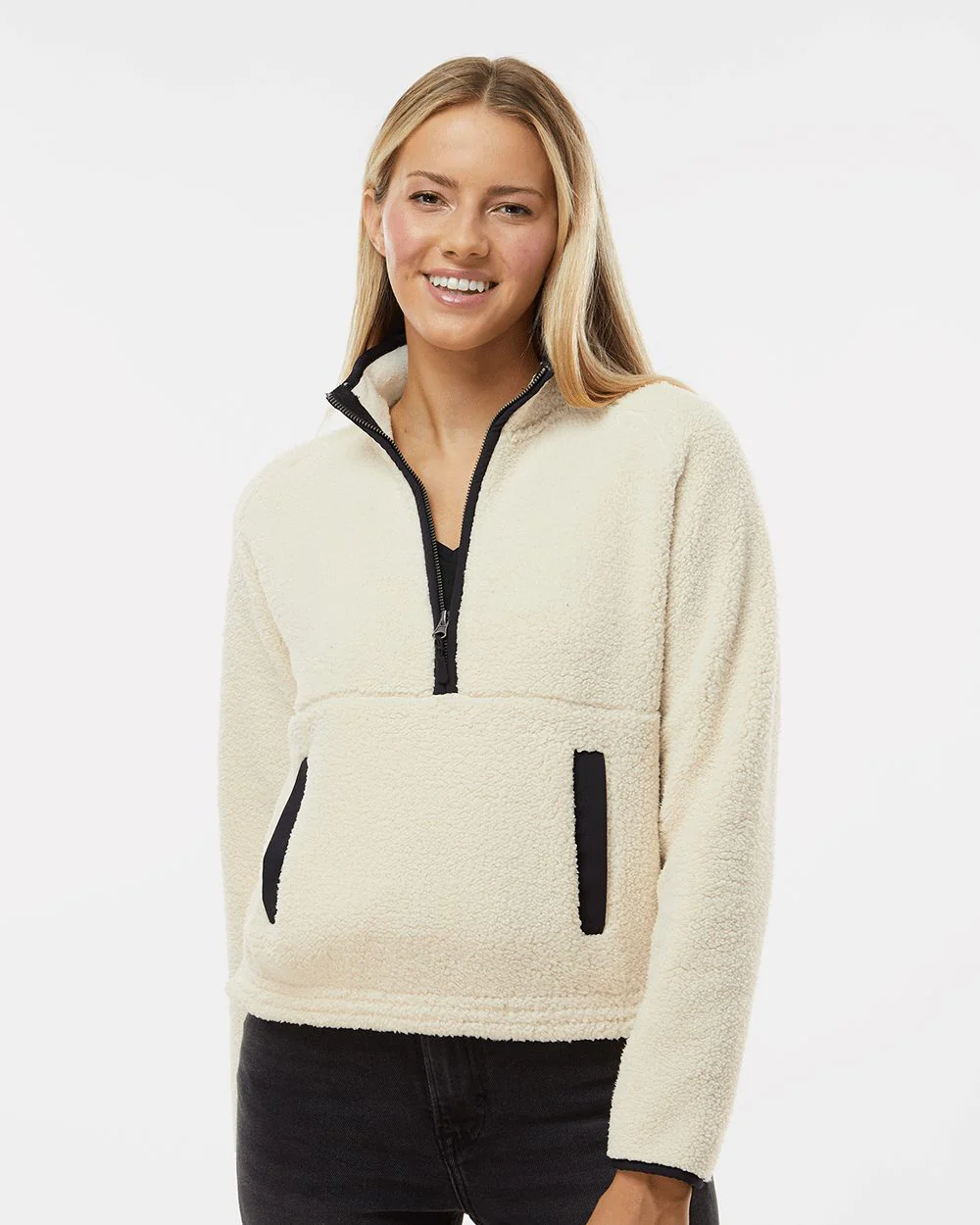 Boxercraft-BW8501-Women's Everest Half-Zip Pullover - Image 7