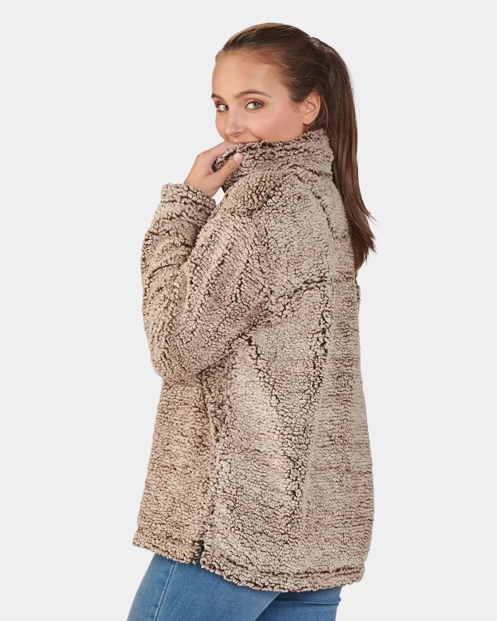 Boxercraft-Q10-Sherpa Fleece Quarter-Zip Pullover - Image 12
