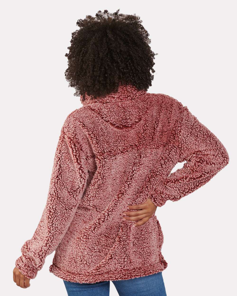 Boxercraft-Q10-Sherpa Fleece Quarter-Zip Pullover - Image 17