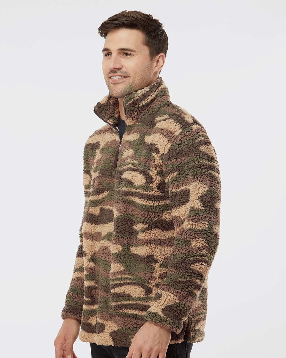 Boxercraft-Q10-Sherpa Fleece Quarter-Zip Pullover - Image 5
