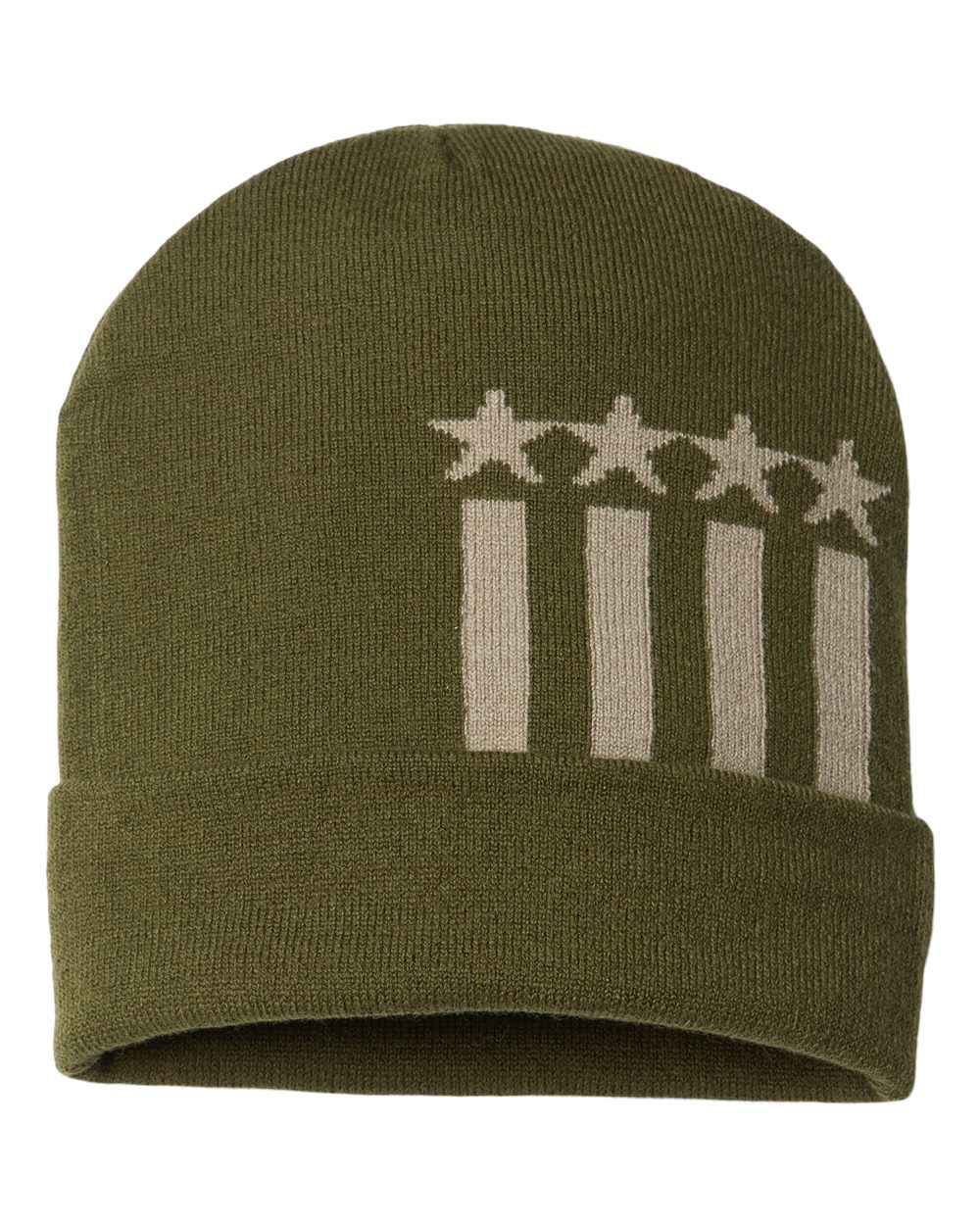 CAP AMERICA-RK12-USA-Made Patriotic Cuffed Beanie - Image 7