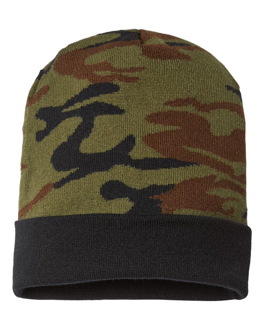 CAP AMERICA-RKC12-USA-Made Camo Cuffed Beanie - Image 3
