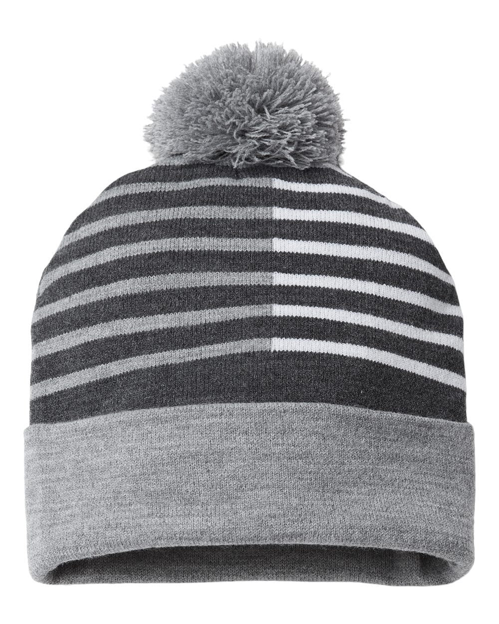 CAP AMERICA-RKH12-USA-Made Half Color Beanie - Image 6
