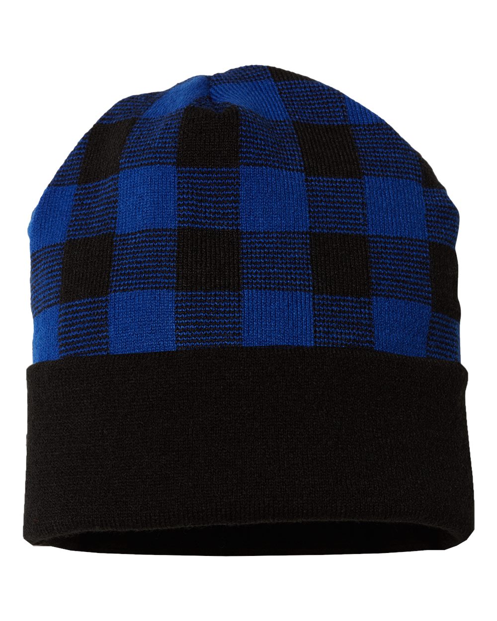 CAP AMERICA-RKP12-USA-Made Plaid Beanie - Image 3
