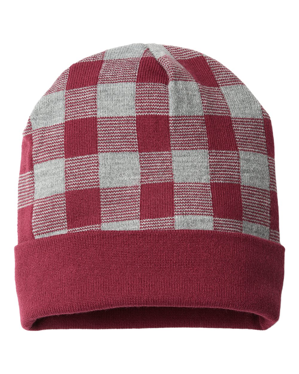 CAP AMERICA-RKP12-USA-Made Plaid Beanie - Image 4