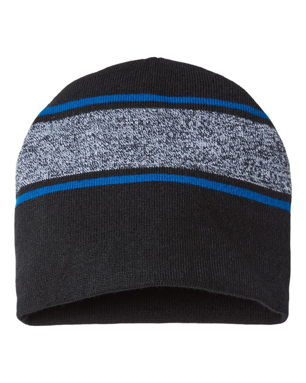 CAP AMERICA-RKV9-USA-Made Variegated Striped Beanie - Image 3
