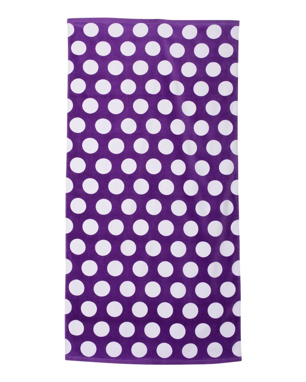 Carmel Towel Company-C3060P-Polka Dot Velour Beach Towel - Image 3