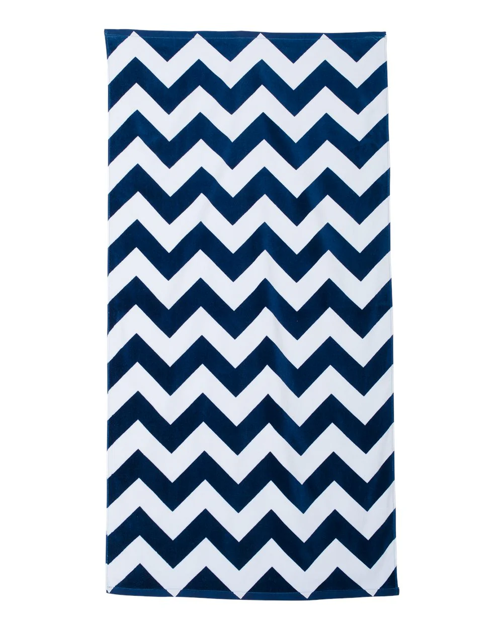 Carmel Towel Company-C3060X-Chevron Velour Beach Towel - Image 2