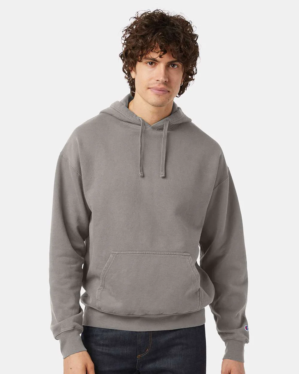 Champion-CD450-Garment-Dyed Hooded Sweatshirt - Image 10