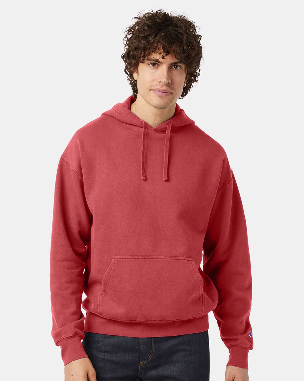 Champion-CD450-Garment-Dyed Hooded Sweatshirt - Image 16