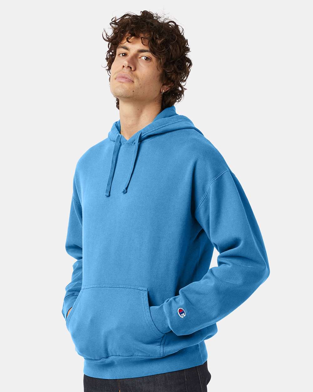 Champion-CD450-Garment-Dyed Hooded Sweatshirt - Image 23
